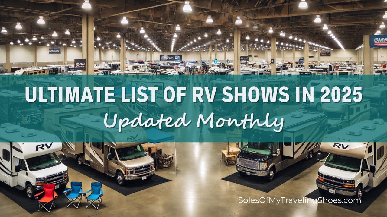 RV trade show with ultimate list of rv shows in 2025 banner