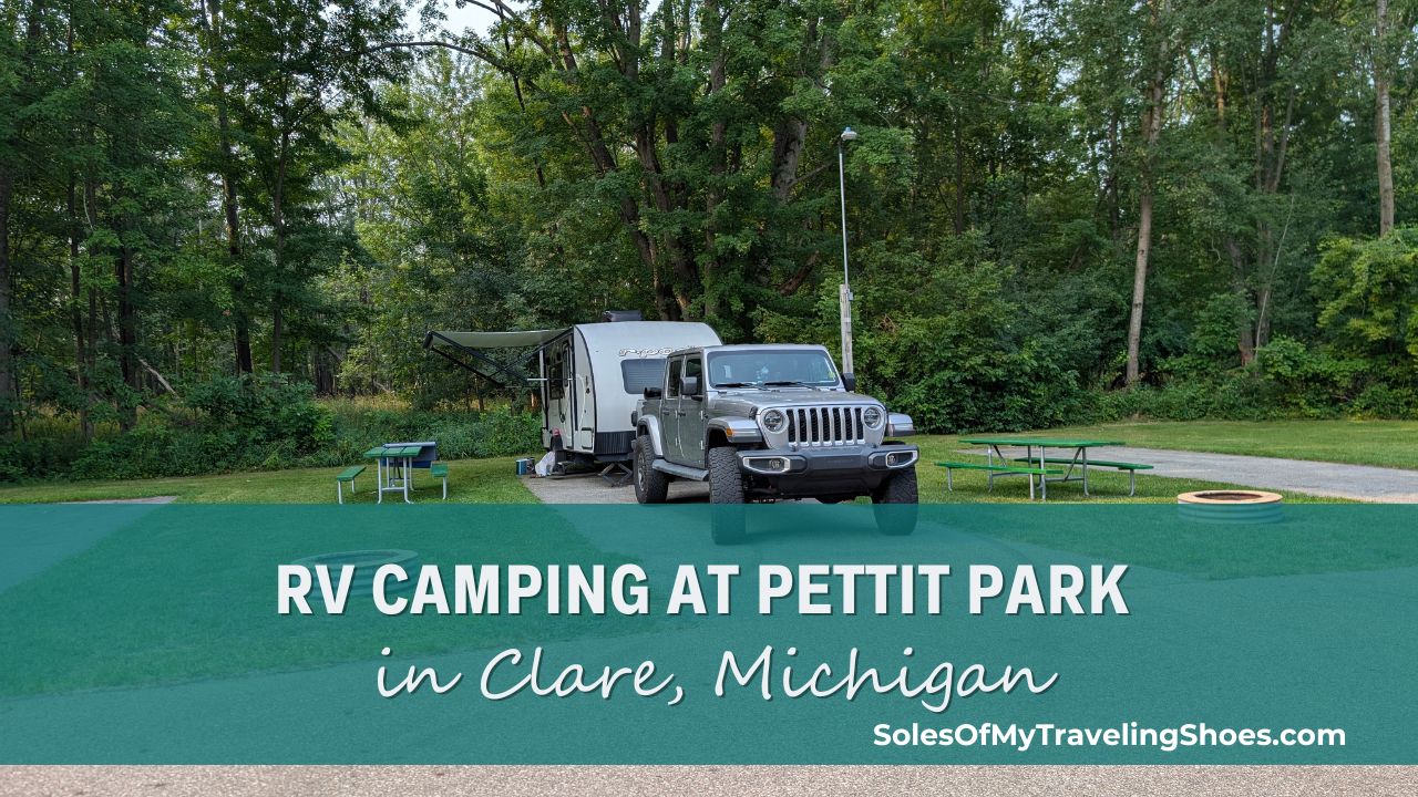 Trailer and Jeep Truck in RV spot